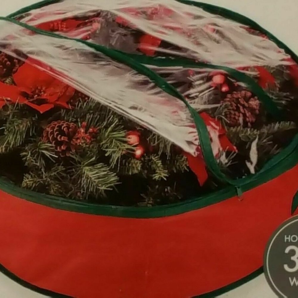 30" Christmas Holiday Wreath Garland STORAGE BAG